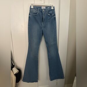 Frame Denim Women's Light Blue Wide Leg Jeans